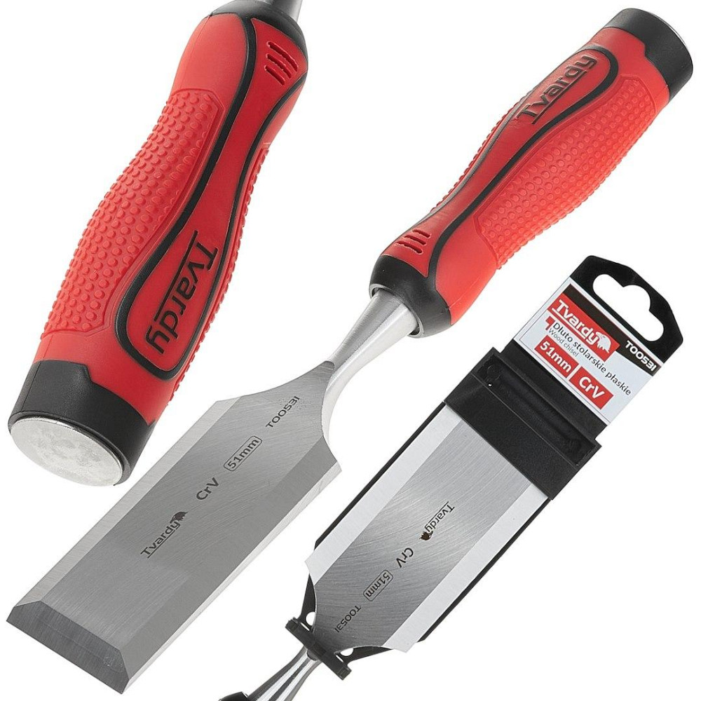 Стамеска "Tvardy" ударна з хромо-ванадієвої сталі CrV 51 мм Київ - фото 1