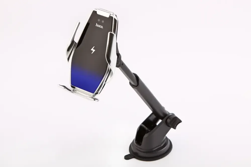 Подставка под телефон на обдув/присоске с беспров. зарядкой 15Вт Hoco S14 Винница - изображение 1