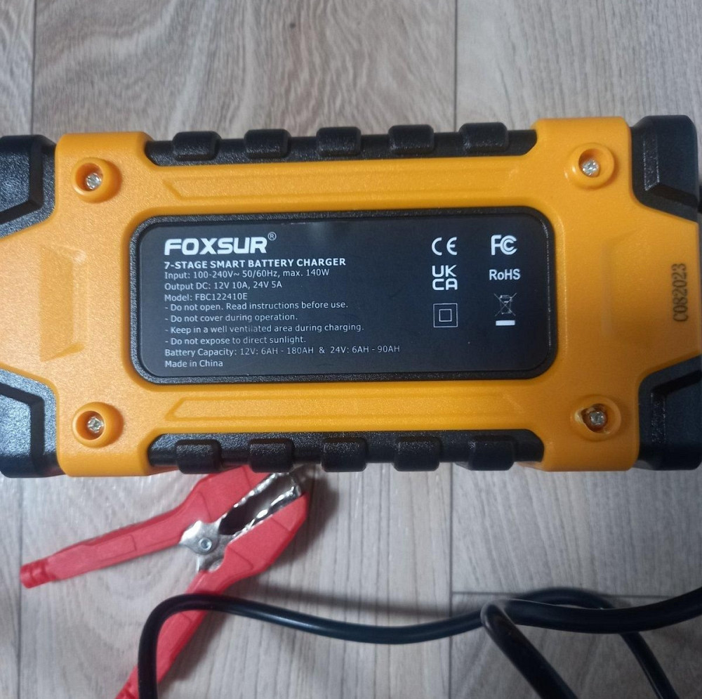 Автоматическое зарядное устройство Foxsur 12-24V 10А для авто аккумулятора Винница - изображение 6