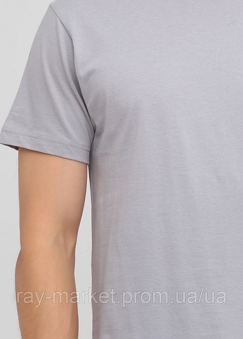 Футболка базова Stedman Classic-T Unisex  чоловіча світло-сіра (ST2000-SGY) Київ - фото 2