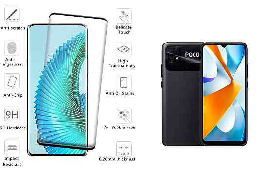 Захисне скло HyperGlass Pro для Poco C40 – максимальна чутливість та захист Київ