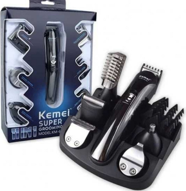 Профессиональная машинка Триммер для стрижки 11в1 Kemei KM 600. Киев - изображение 1