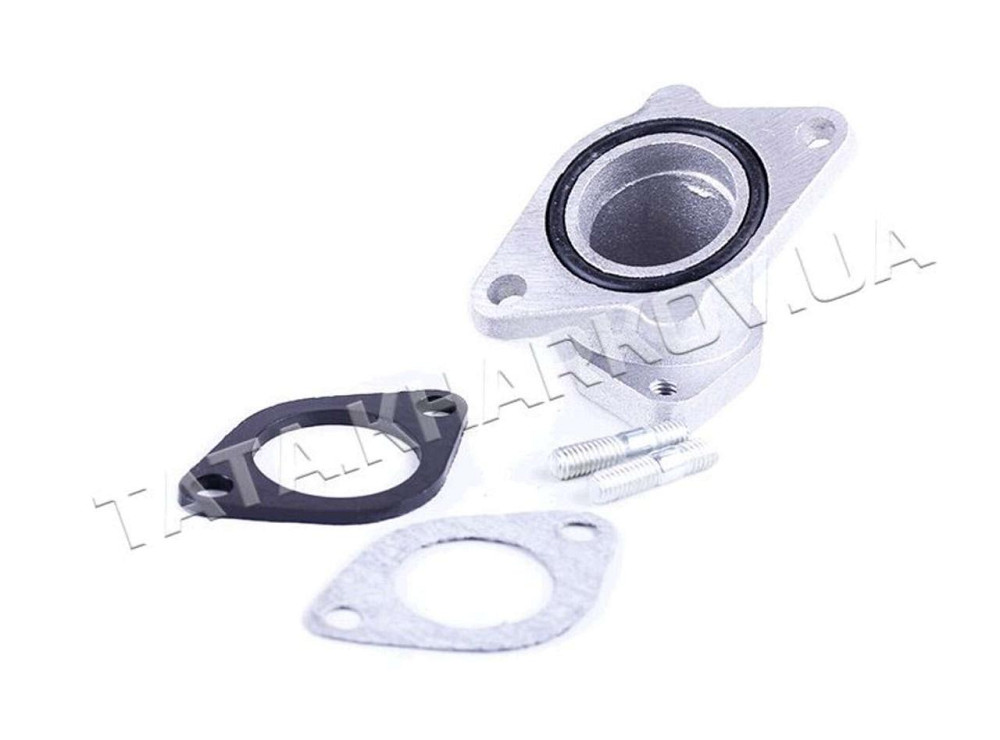 Патрубок карбюратора (коллектор) 4T CB/CG 125/150 (кривой) Мукачево - изображение 1