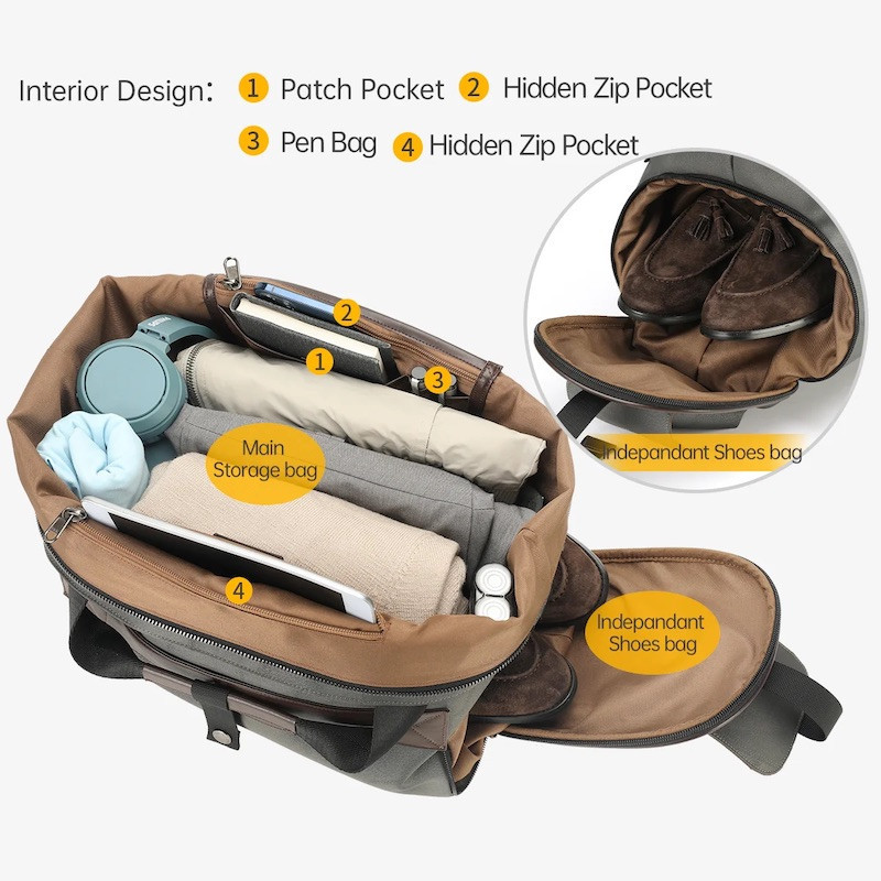 Сумка Tigernu T-N1030 15.6" Dark Cyan Київ - фото 10