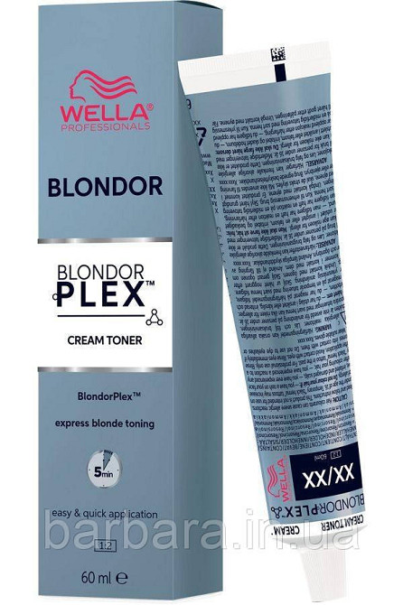 Крем-тонер для волосся Wella Blondor Plex Cream Toner /86 Ultra Cool Booster Київ - фото 13