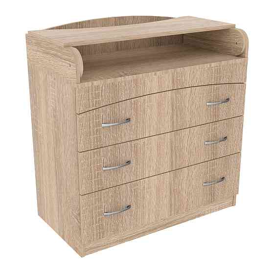 Комод пеленальний №2, Дуб Сонома, 864/465/916 Львів