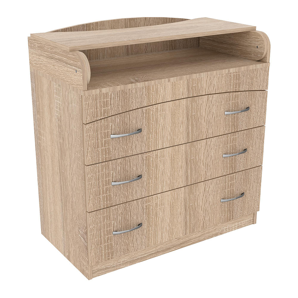 Комод пеленальний №2, Дуб Сонома, 864/465/916 Львів - фото 1