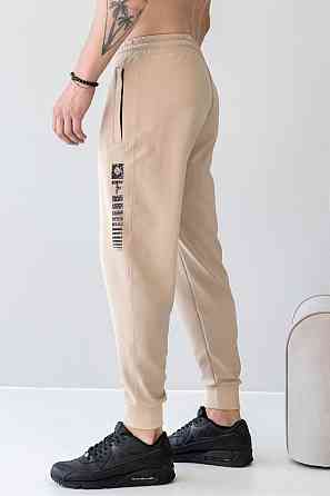 Штани джогери чоловічі TotalFit EM1 L, Молочний Київ