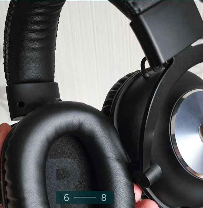 Игрові навушники, гарнітура Logitech G Pro X Wireless LIGHTSPEED Black Київ - фото 3