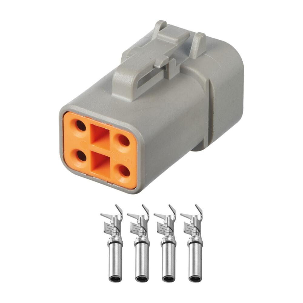 Роз'єм конектор 4-кон., Спецтехника, DTP06-4S, ATP06-4S, DEUTSCH Америка, Британия, Германия CAT, JCB, MAN 40646 Київ - фото 1