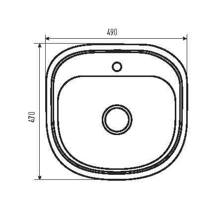 Мийка кухонна Zerix Z4947-08-180MD    ( ZS0569 ) 27623 Харків