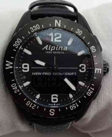 Швейцарський розумний годинник Alpina AlpinerX будильник компас сапфір баромет. Київ