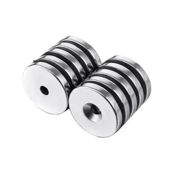 Магніти неодимові кріпильні 12x3 мм N50 з отвором ззенковкою 4 мм 10 шт. Вінниця - фото 1