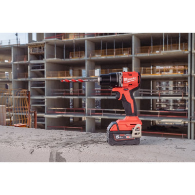 Шуруповерт Milwaukee ударний M18 BLPDRC-202C, 60.5 Нм, 2x2Ah, кейс (4933492822) Вінниця - фото 2