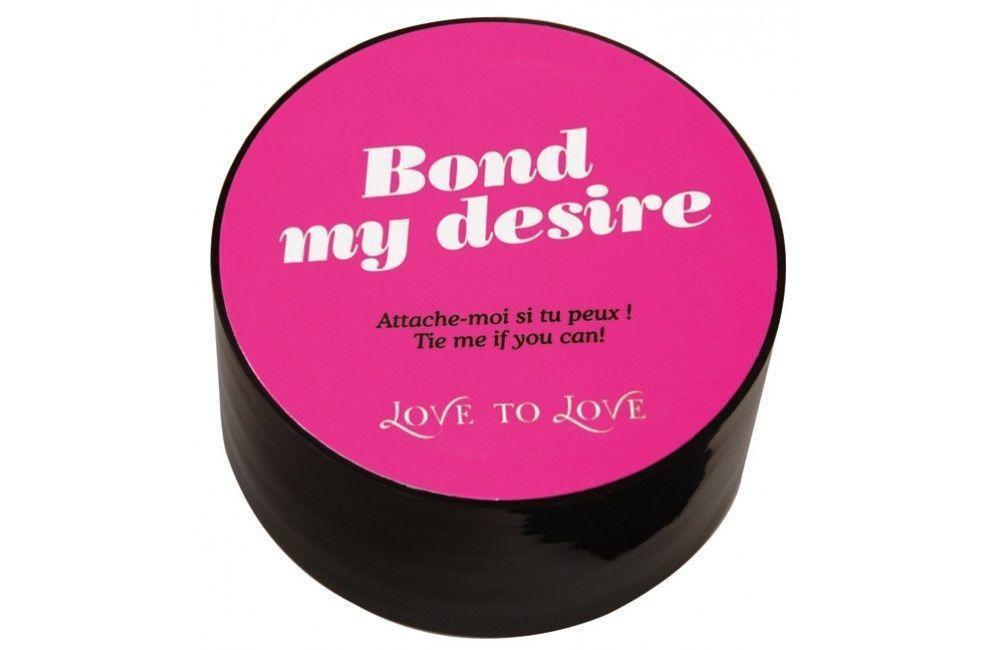 Скотч для бондажа Love To Love BOND MY DESIRE (15м) Черный, не липнет к коже и волоскам Sex Aura Киев - изображение 1