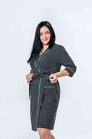 Халат женский, домашний,100% хлопок, топ Крохатушка одяг Киев