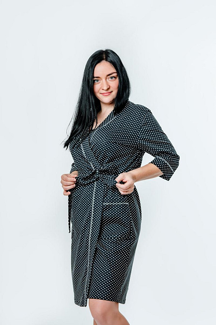 Халат жіночий, домашній, 100% бавовна, топ Крохатушка одяг Київ - фото 2