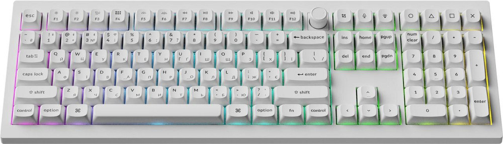 Клавіатура бездротова Keychron V6 Ultra Keychron Red Switch White RGB (V6U-F1-UA) ( 29743 ) Харьков - изображение 11