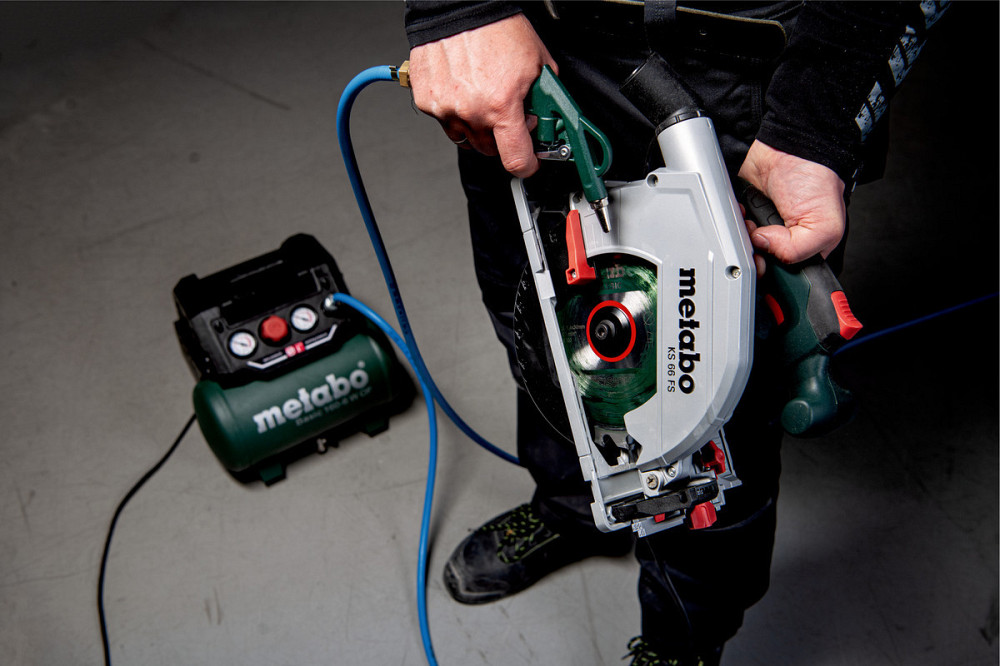 Компресор переносний Metabo Basic 160-6 W OF (601501000): 160 л/хв., 900Вт, 6 бар Київ - фото 6