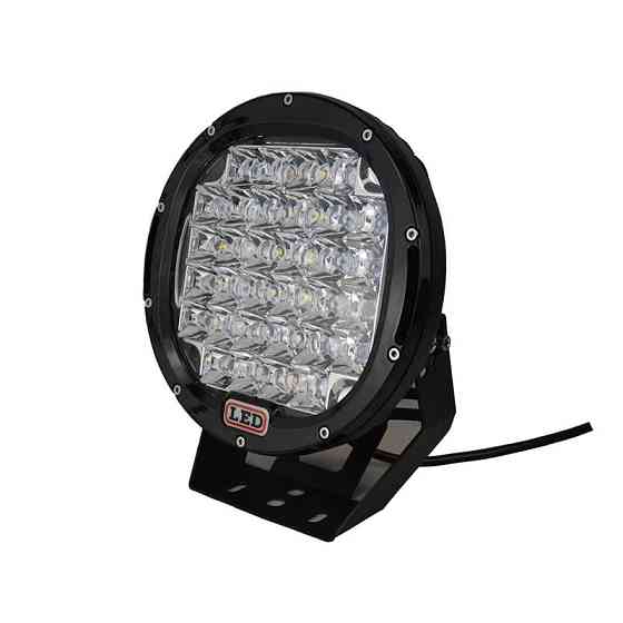 Світлодіодна фара StarLight HP-GZD-088-Black кругла, дальнє точкове біле світло 45W 4500Lm 6000K 12/24V (∅220мм) Харків