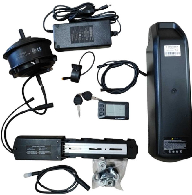 Електровелонабір E-Crosser 500 Вт, 36 В, 13 А/ч передній редукторний. Харків - фото 3