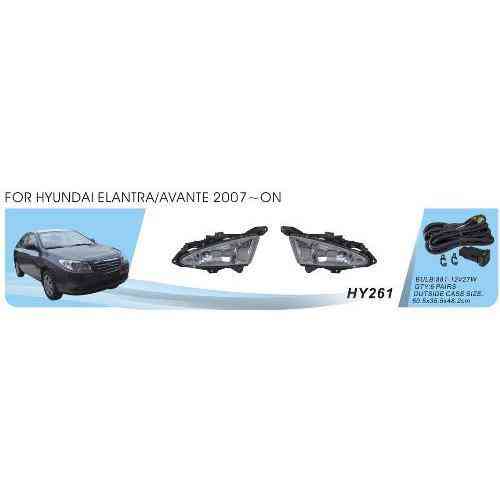 Дополнительные фары Hyundai Elantra 2006-2011 HY-261 881 12V27W с электропроводкой Харьков