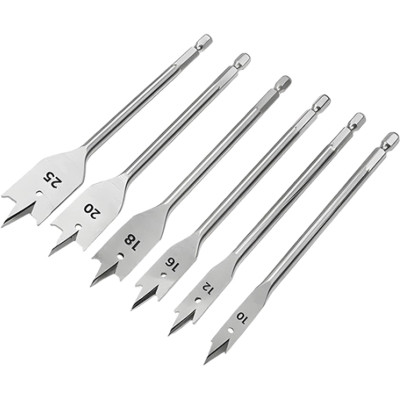 Набор сверл Tolsen плоских по дереву 6 шт 10, 12, 16, 18, 20, 25мм (75655) Винница - изображение 2