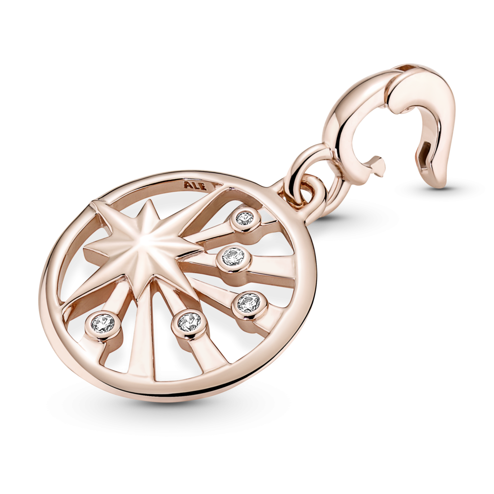 Срібний шарм Медальйон "Промені життя"для браслетів Пандора Мі MasterSem Київ - фото 3