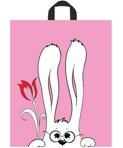 Пакет із петльовою ручкою спр "Заєць "(30х40)Леоні (50 шт.) Харків - фото 1