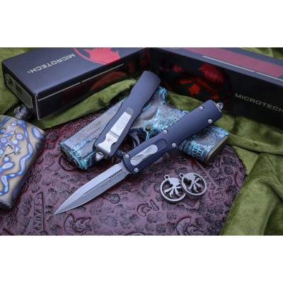 Нож Microtech Dirac Delta Double Edge Stonewash (227-10) Винница - изображение 6