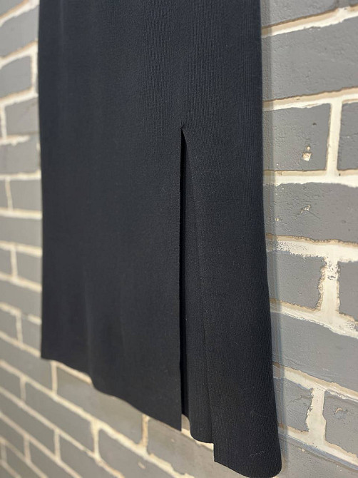 Спідниця жіноча My fashion 891 в'язка тепла розріз французька довжина one size чорна, чорний, one size Київ - фото 13