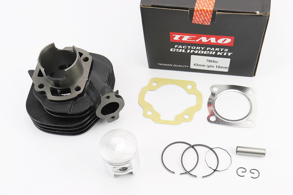 Циліндр к-кт (цпг) 65cc-43мм (палець 10мм) Тайвань Киев - изображение 1