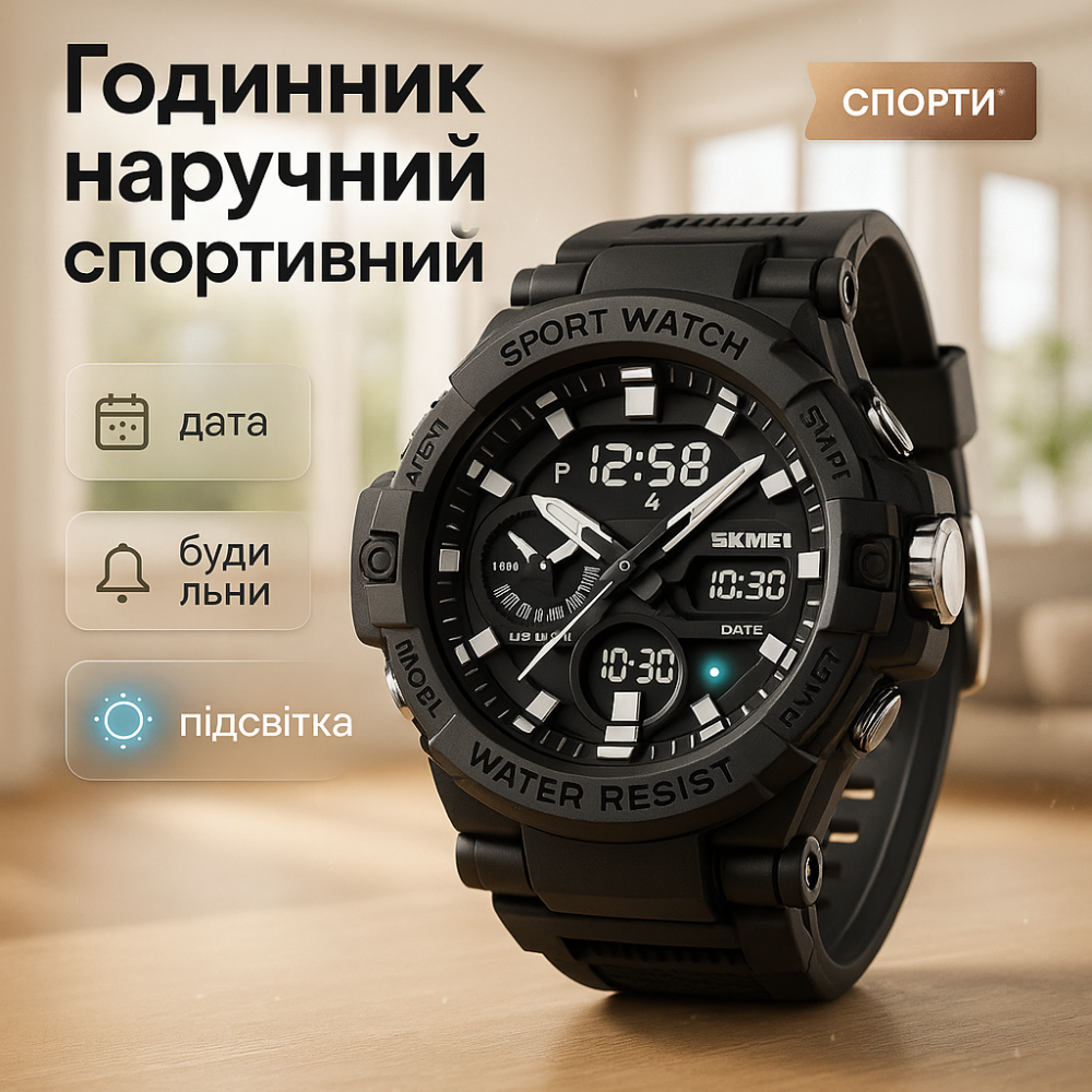 Армійський годинник протиударний, Годинник кварцовий армійський Кращий військовий AY-11 Львів - фото 4