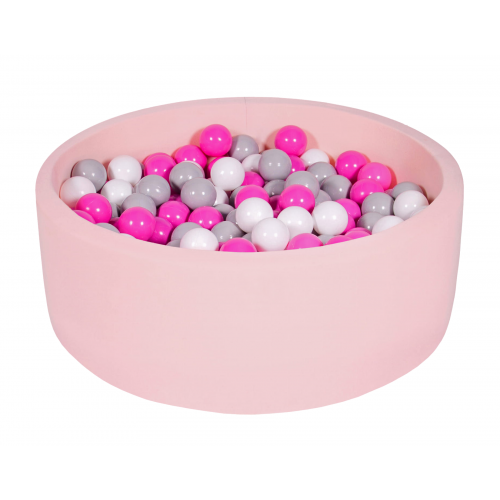 Сухой бассейн Хатка круглый, бледно-розовый 80 см Киев - изображение 1