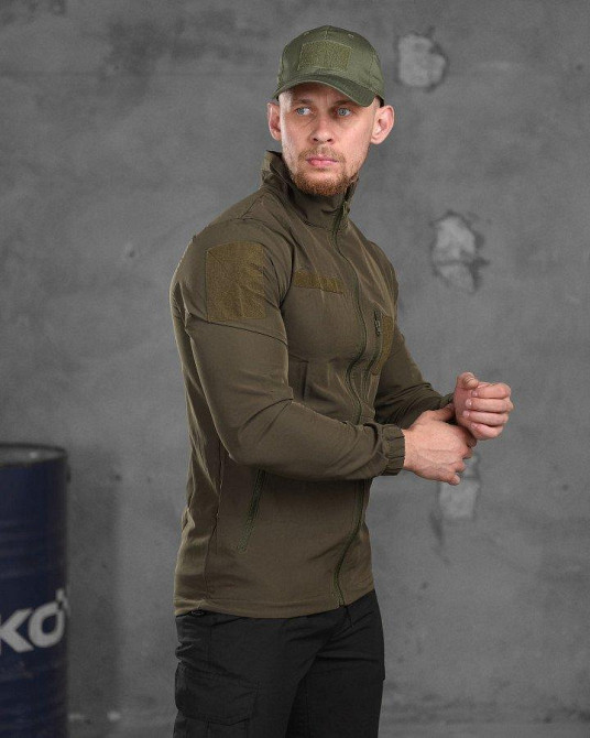 Вітровка чоловіча хакі на змійці Одеса - фото 7