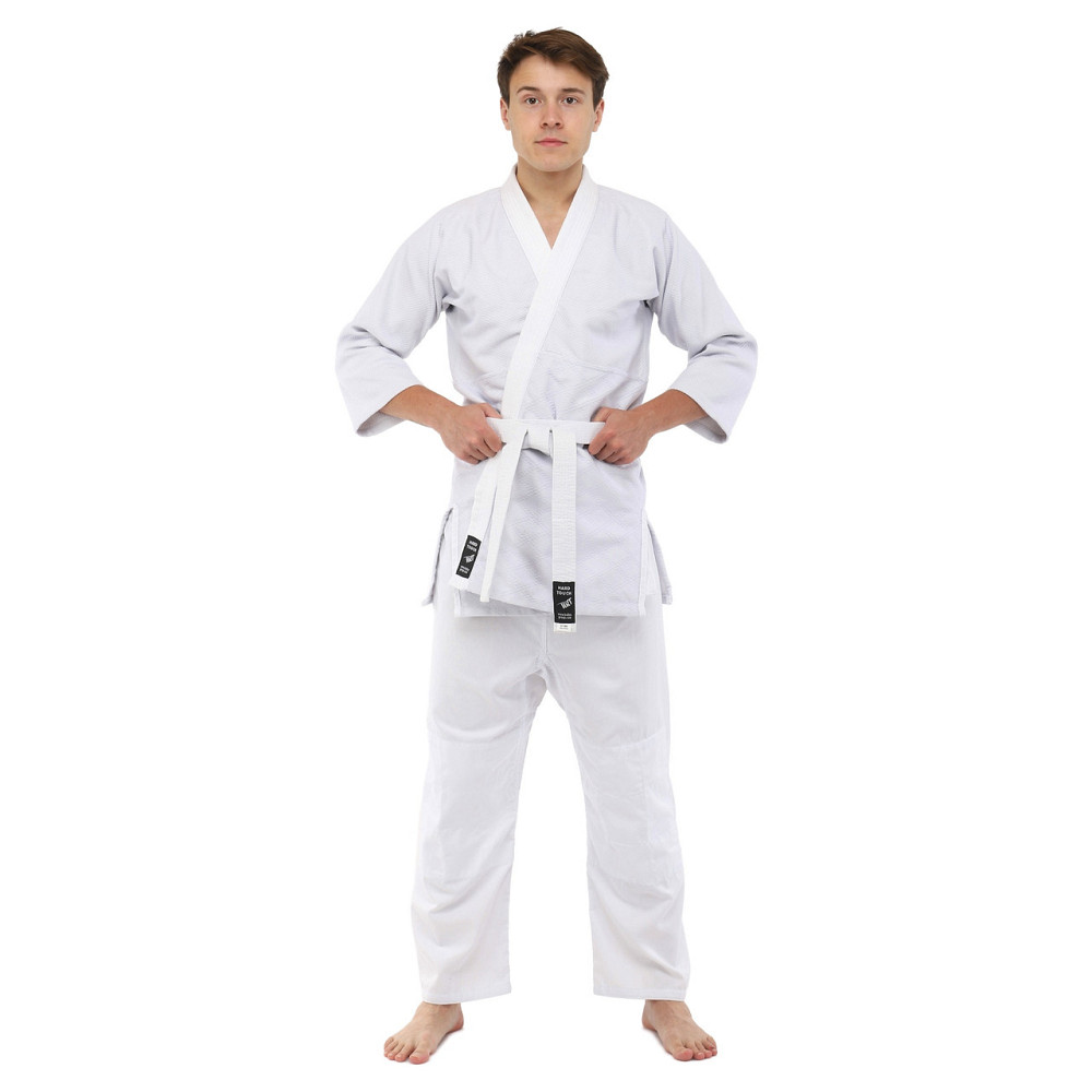 Кімоно для дзюдо HARD TOUCH CO-8917 розмір 120-190 см білий Спортивна форма Київ - фото 2