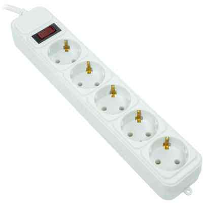 Мережевий фільтр живлення PowerPlant 5м, 5 розеток, євро, 100% мідь (JY-1056/5B) (EX610587) Вінниця