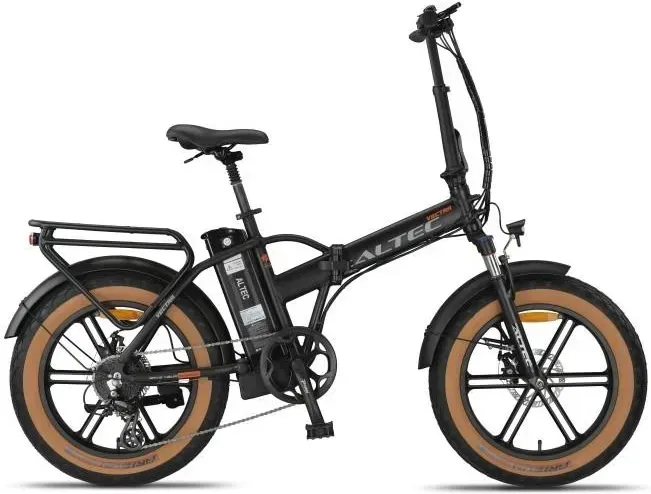 Велосипед Altec Vectra Fatbike Vouwfiets Inch 42Cm Unisex 8Sp Disc Brake Matte Black 20 Киев - изображение 1