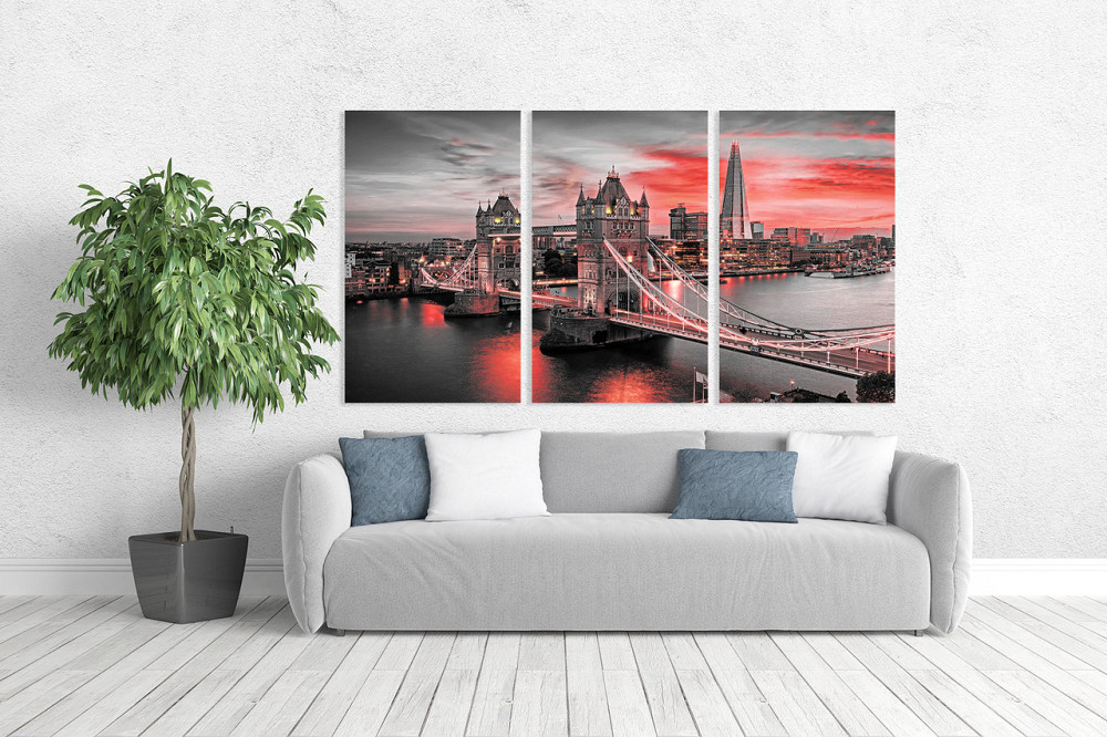 Модульна картина у вітальню/ спальню   Велика Британія  ART-067_3A 100х150 см Київ - фото 2