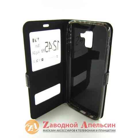 Чохол книжка Samsung J6 J600 A6 A600 А6 Smart Case black Одеса