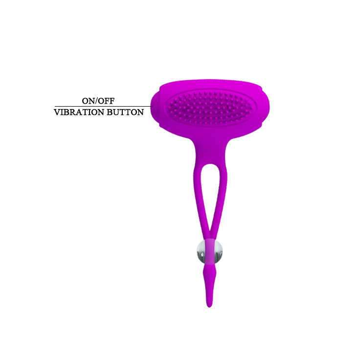 Затискачі для сосків - Pretty Love Bancroft Nipple Vibrator Purple Sex Aura Київ - фото 4