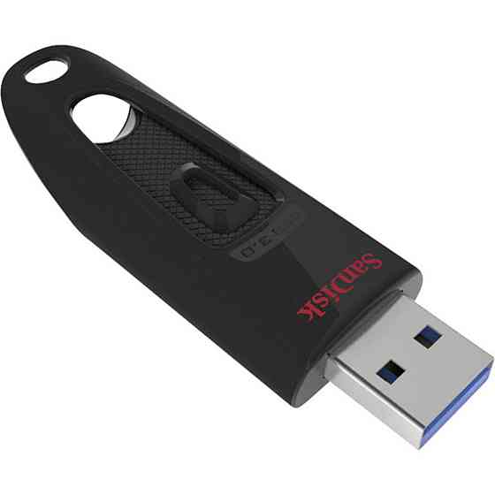 Флешка flash SanDisk USB 3.0 Ultra 128Gb, колір чорний SDCZ48-128G-U46 Одеса