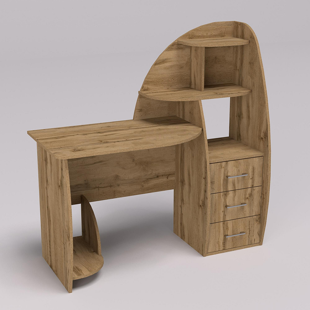 Стол письменный СКП-2 №10, Дуб Аппалачи, 1300/550/1300 Львов - изображение 3