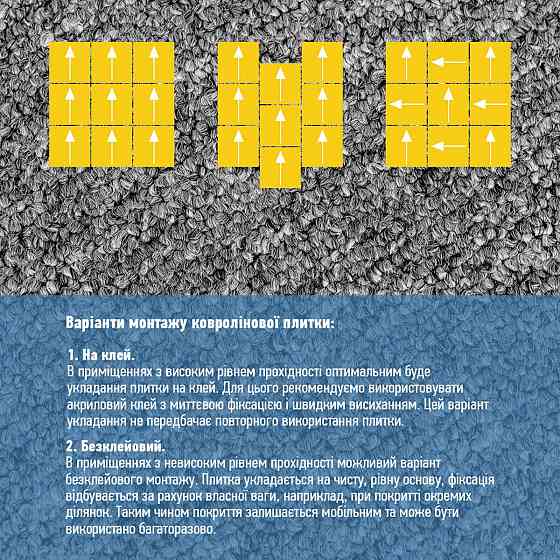 Плитка під ковролін графіт Київ