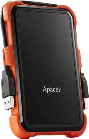 Зовнішній жорсткий диск 2.5" USB 2.0 TB Apacer AC630 Black/Orange (AP2TBAC630T-1) Чорний Харків