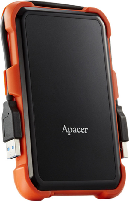 Зовнішній жорсткий диск 2.5" USB 2.0 TB Apacer AC630 Black/Orange (AP2TBAC630T-1) Чорний Харків - фото 2