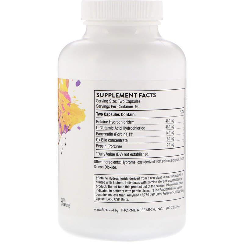 Ферменти Thorne Bio-Gest, 180 капсул Киев - изображение 6