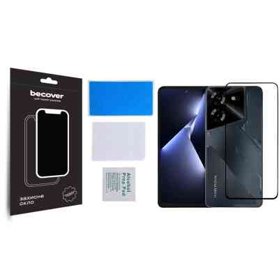 Скло захисне BeCover Tecno POVA 5 (LH7n) Black (710031) Вінниця