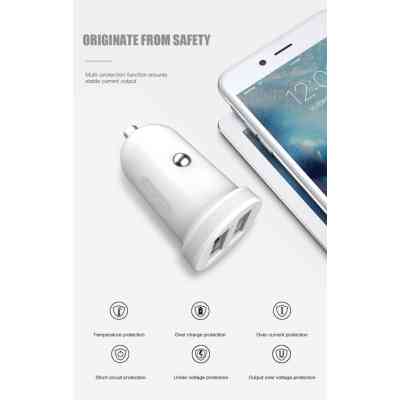 Зарядний пристрій XO CC18 2.1A/2 USB White (XO-CC18-WH) Вінниця