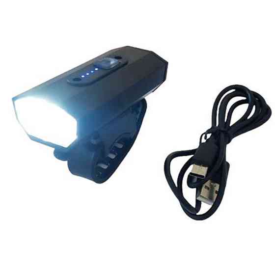 Велофонарь BK-08/01 Pro-2XPE, ALUMINUM, индикация заряда, Waterproof, акумулятор, ЗУ microUSB Бровары